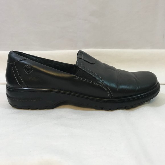 Nurse Mates Black Leather Meredith Work Shoe - Picture 2 of 10